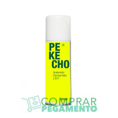 Pekecho Acelerador Cianoacrilato SIN DMPT (Bote Spray 200 ml.)