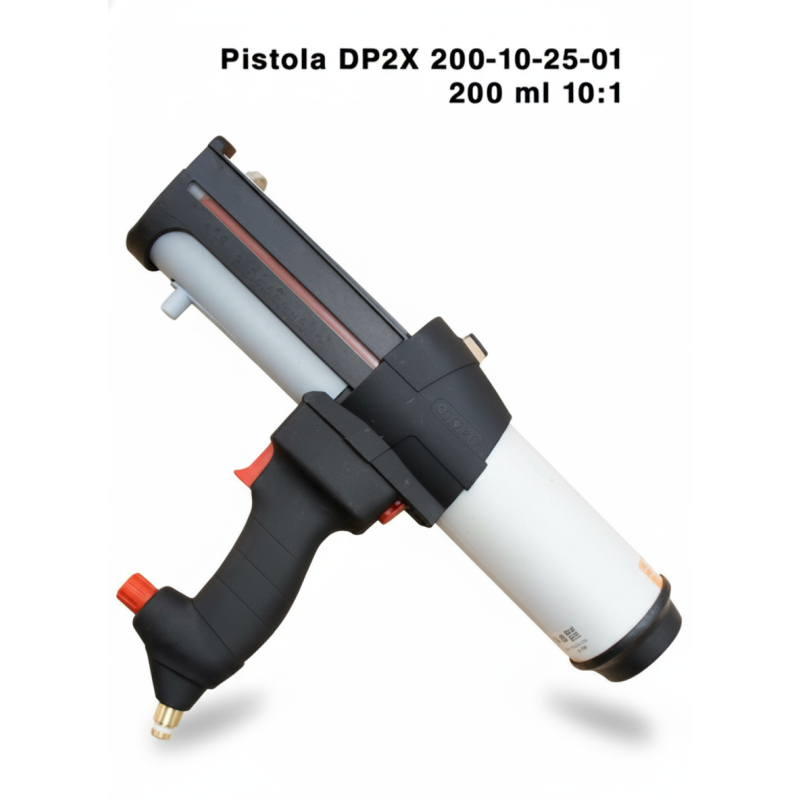 Pistola pegamento neumática 2K MIXPAC™ DP2X 200-10-25-01 - Cart. 200 ml / ratio 10:1