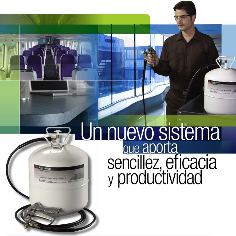 Adhesivo Presurizado en Bombona 3M